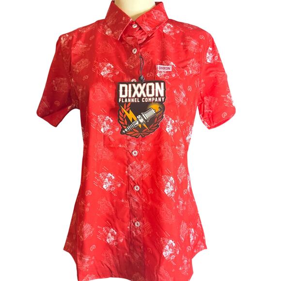 Dixxon 350 Party Shirt, Chevy Engine Gearhead Graphics, Women's Size Medium, NWT - Picture 4 of 8
